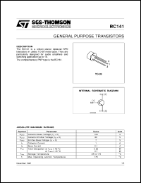 BC141 Datasheet