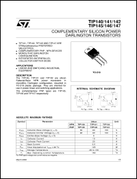 TIP145 Datasheet