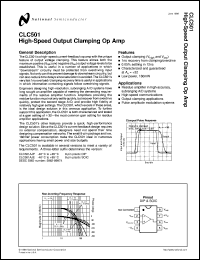 CLC505AJP Datasheet