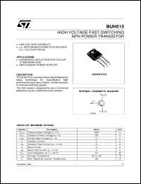 BUH515 Datasheet