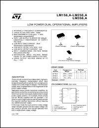 LM258 Datasheet