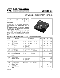 GS15T5-5.2 Datasheet