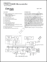UT80C196KDS-WCX Datasheet