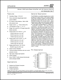 APA4838RI-TR Datasheet
