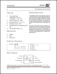 APA4558KC-TR Datasheet