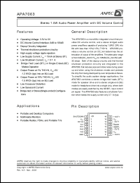APA7063KI-TR Datasheet