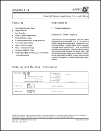 APA3541JI-TU Datasheet