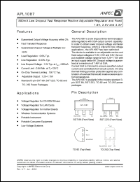 APL1087-25EC-TU Datasheet