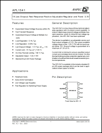 APL1541-KC-TU Datasheet