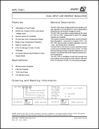 APL158115G5C-TR Datasheet