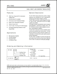 APL1582GC-TU Datasheet