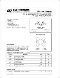 SD1729 Datasheet