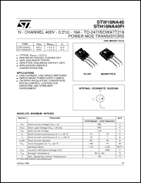 STH4N90 Datasheet