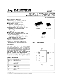 M28C16B-W Datasheet