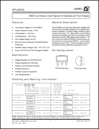 APL5885-25EC-TU Datasheet