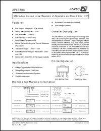 APL5883-33DC-TU Datasheet