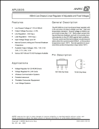APL5835-25DC-TU Datasheet