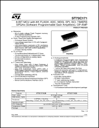 ST72C171K2M Datasheet