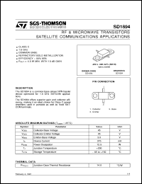 SD1894 Datasheet