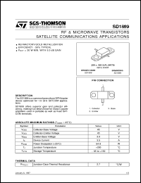 SD1899 Datasheet