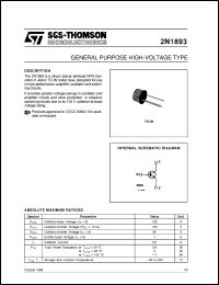 2N1893 Datasheet