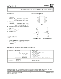 APM4542KC-TRL Datasheet