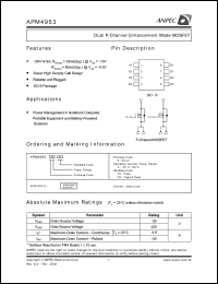 APM4953KC-TU Datasheet