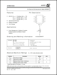 APM4408KC-TU Datasheet