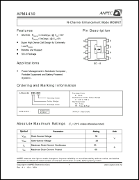 APM4430KC-TR Datasheet