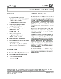 APW7035BKC-TR Datasheet