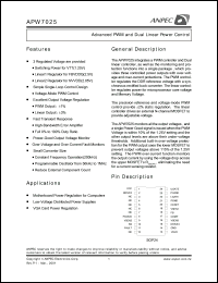 APW7025KC-TR Datasheet