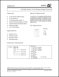 APX9141BEE-PB Datasheet
