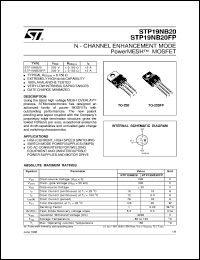 STP19N06FI Datasheet