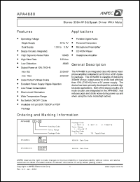 APA4880JI-TU Datasheet
