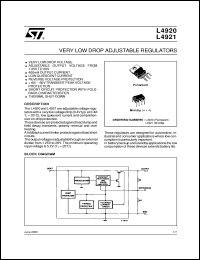 L4921 Datasheet