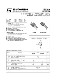 IRF520 Datasheet