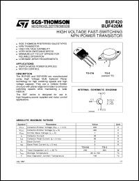 BUF420 Datasheet