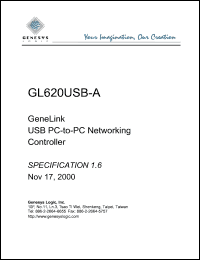 GL620USB Datasheet