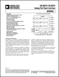 AD9884A/PCB Datasheet