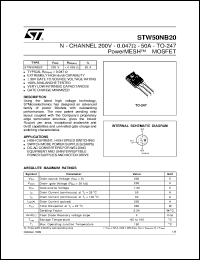 STW50NB20 Datasheet