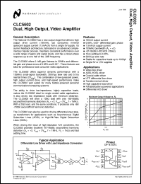 CLC5602IMX Datasheet