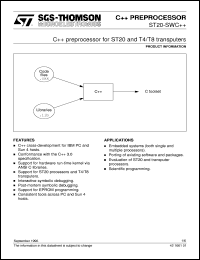 ST20-SWC++/PC Datasheet