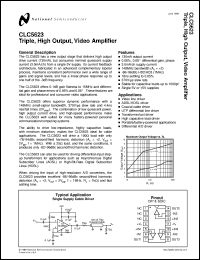 CLC5623IMX Datasheet