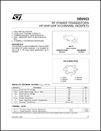 SD2923 Datasheet