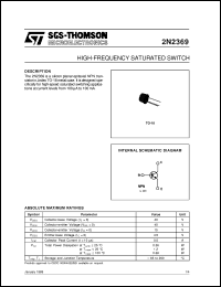 2N2369 Datasheet