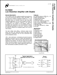 CLC5665IMX Datasheet