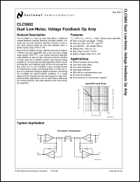 CLC5802IMX Datasheet