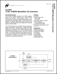 CLC952ACMSA Datasheet