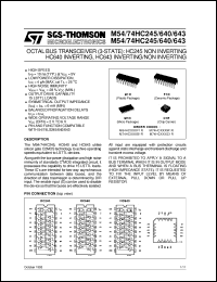 M74HC643TTR Datasheet