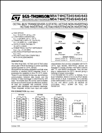 M74HCT27TTR Datasheet